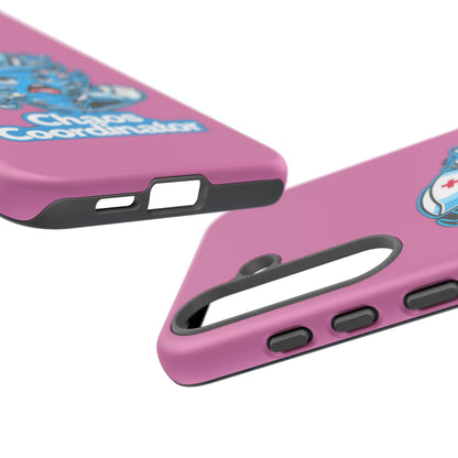 Chaos Coordinator Phone Case, Fun Nurse Gift, Tough Cases for Healthcare Heroes, Unique Cell Phone Cover, Funny Medical Humor/ Pink