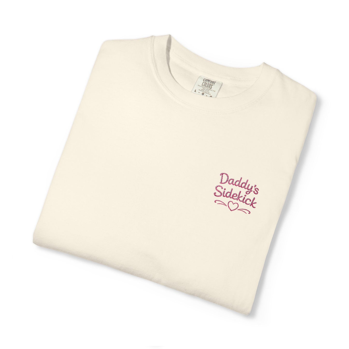 Daddy's Sidekick Embroidered T-Shirt | Daddy Sidekick Tee