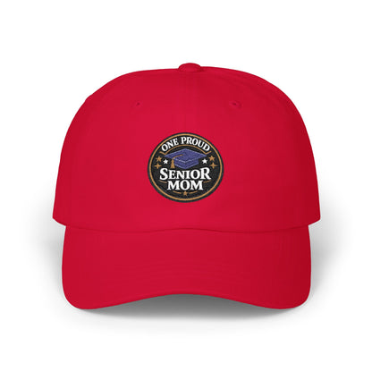 One Proud Senior Mom Embroidered Classic Dad Cap | Graduation Mom Hat