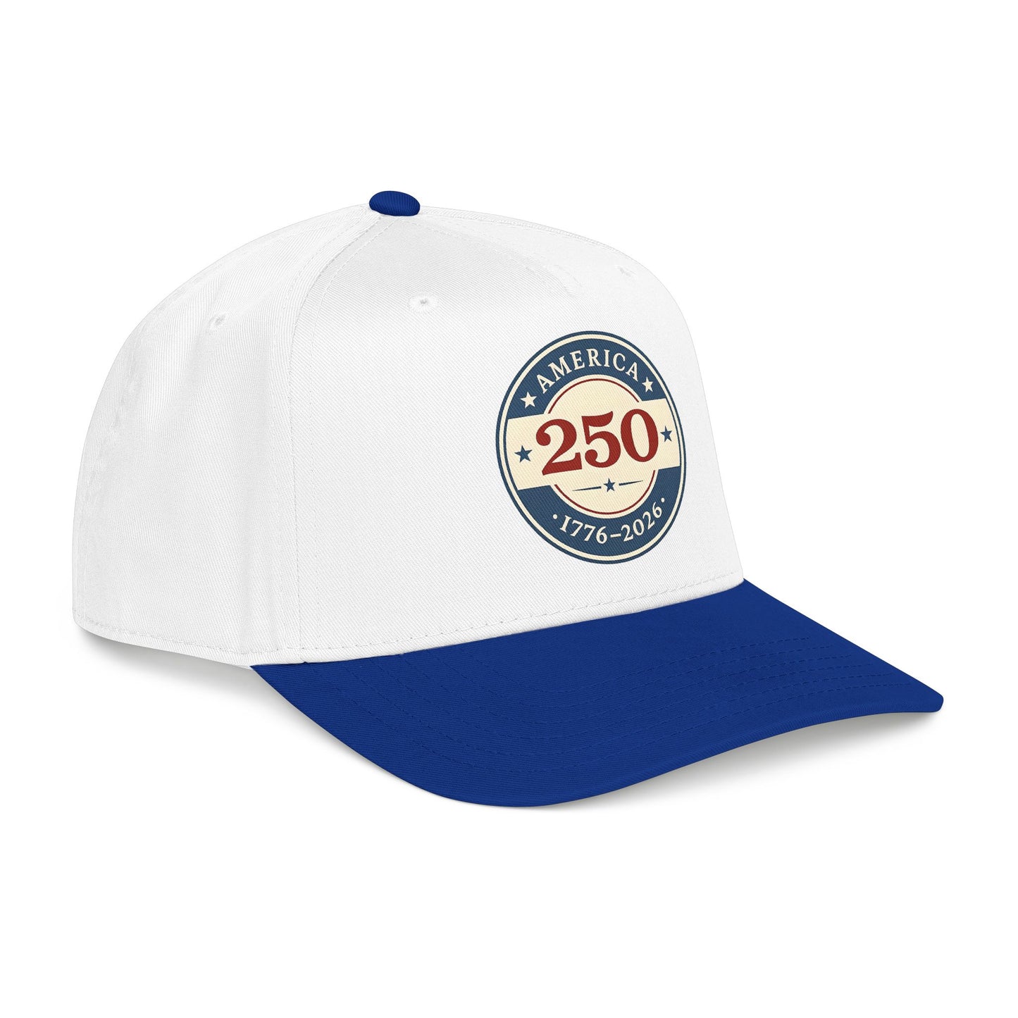 America 250 1776-2026 Patch Mid Profile Baseball Cap | 250th Anniversary Celebration