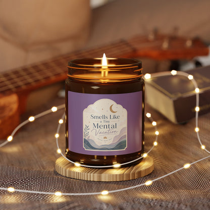 Smells Like Mental Vacation Candle | Soy Amber Jar