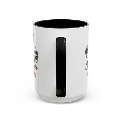 Crime Novels and Carpool Lines Mug | Accent Coffee Mug