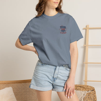 Texas Lake Days Hit Different T-shirt | State Outline Lake Life