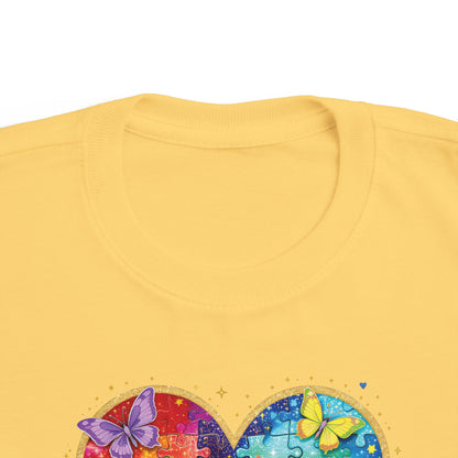 Autism Puzzle Heart Toddler Tee | Accept Understand Love