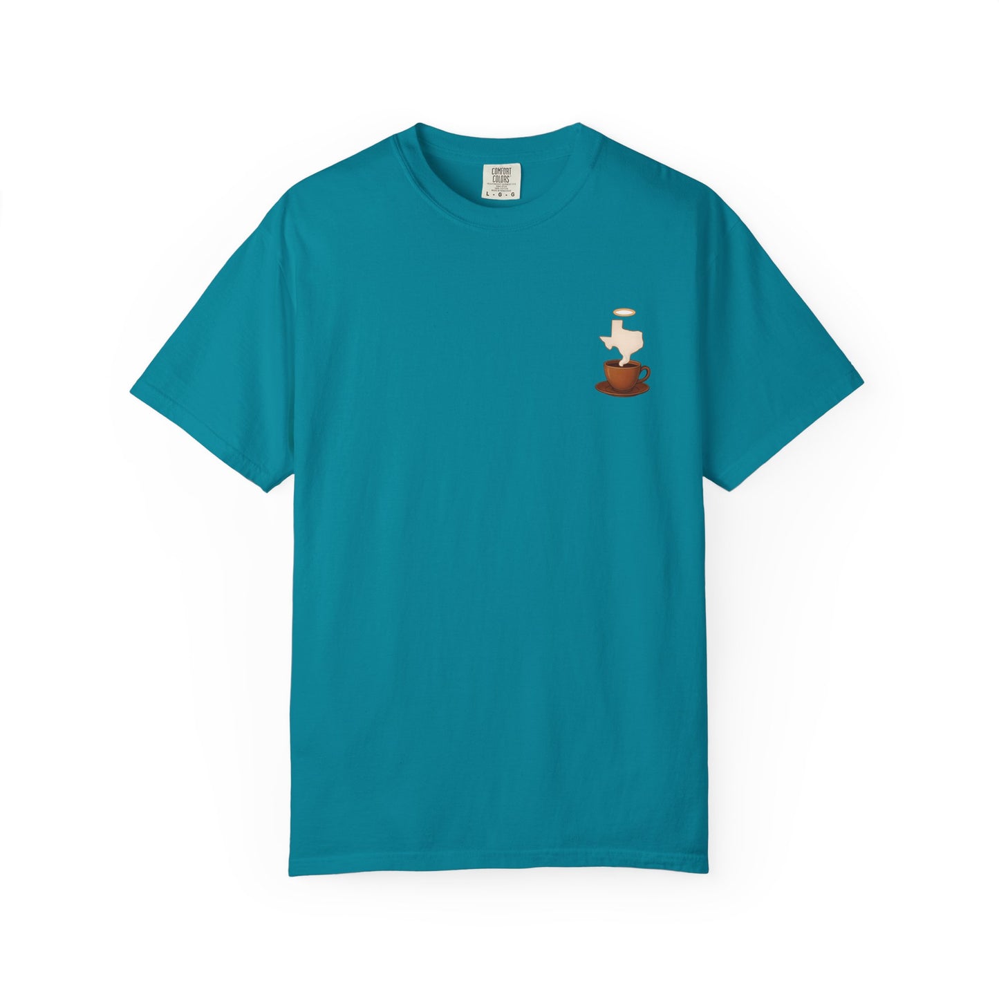 Blessings Brewed T-Shirt, Faith-Inspired Tee, Coffee Lover Gift, Texas Pride Apparel, Unisex Casual Wear