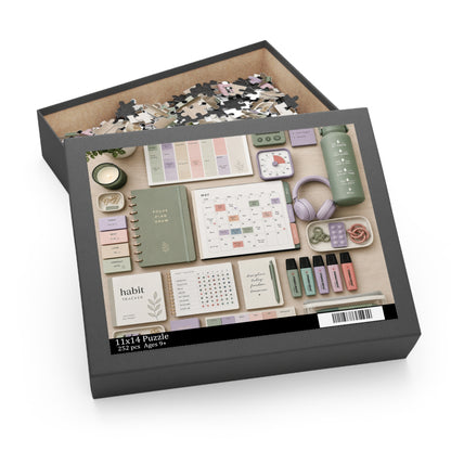 Executive Function Command Center Neurodivergent Flatlay Puzzle