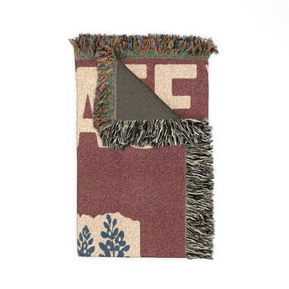 Texas Tough Woven Blanket, Cozy Home Decor, Southwestern Style Throw for Any Occasion, Great Gift for Texans, Picnic Essential