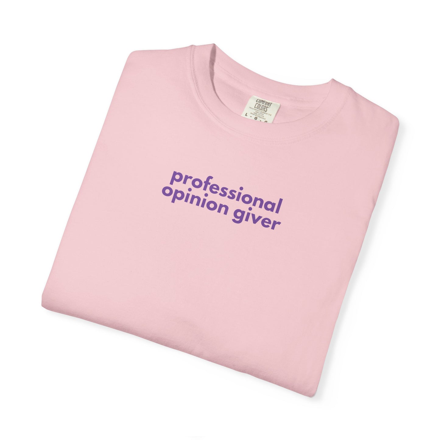 Professional Opinion Giver T-Shirt, Casual Tee, Unisex Top, Gift for Friends, Fun Tee, Everyday Wear, Humorous Apparel