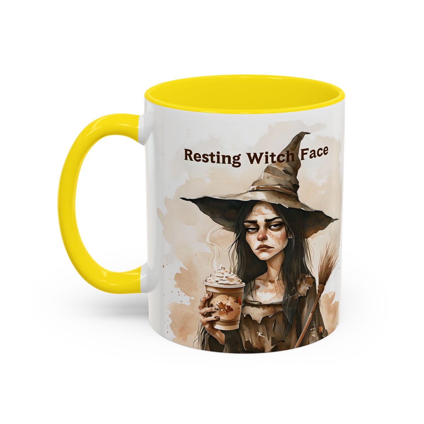 Resting Witch Face Coffee Mug - Halloween Mug, Funny Mug, Witch Mug, Halloween Gift, Coffee Lover Gift