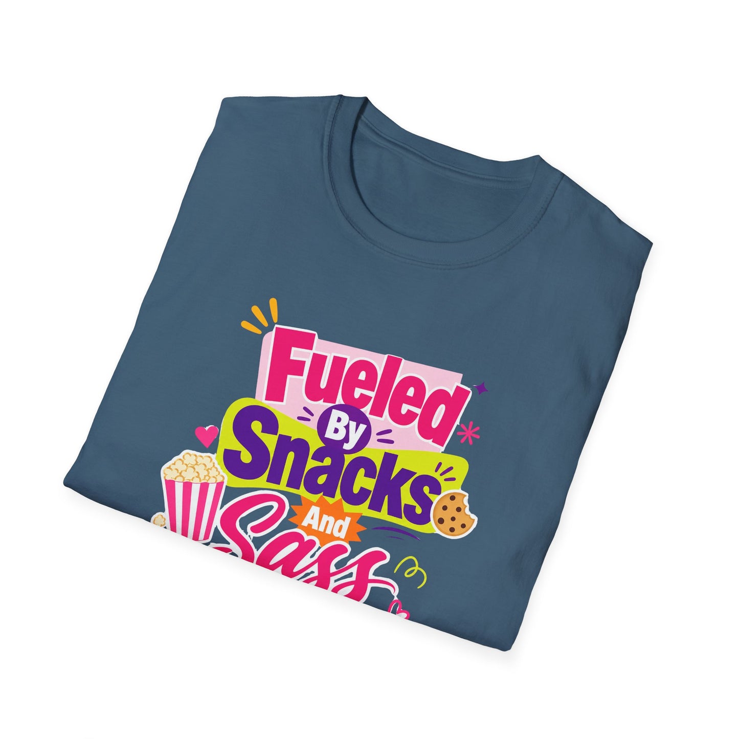 Fueled by Snacks and Sass T-Shirt | Snack Quote Tee