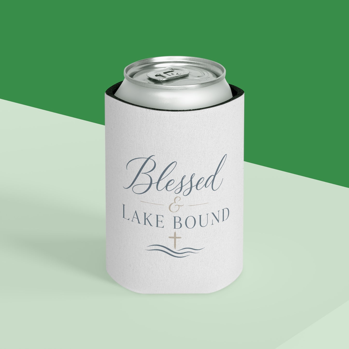 Blessed & Lake Bound Can Cooler | Christian Lake Life