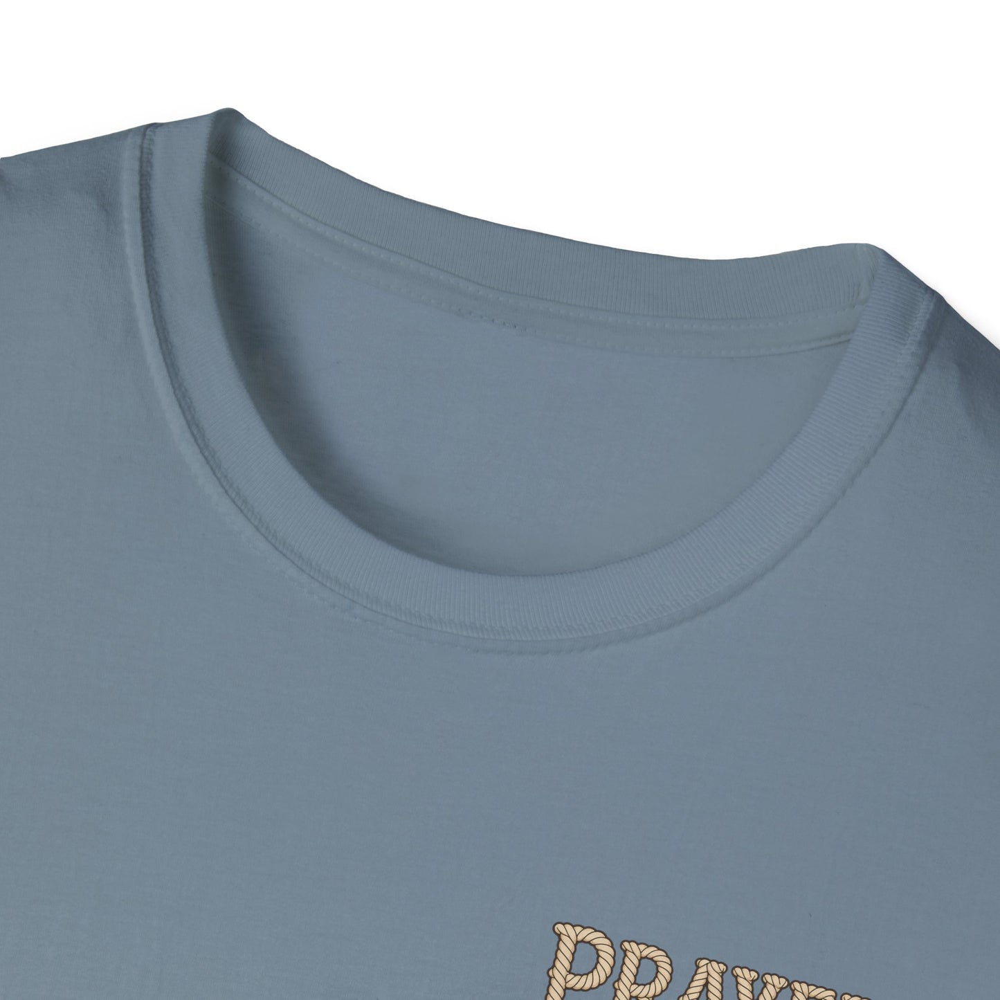 Prayed Up & Steady T-Shirt | Faith Scripture Cross Christian Tee