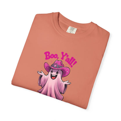 Boo Y'all Ghost T-Shirt, Fun Halloween Tee, Unisex Shirt, Cute Ghost Apparel, Spooky Season Outfit