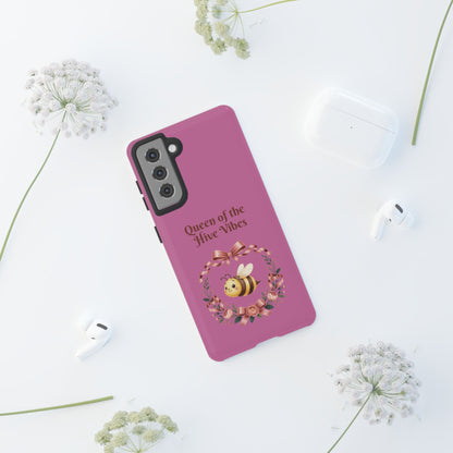 Queen of the Hive Bee Phone Case | Cute Floral Bee iPhone Case