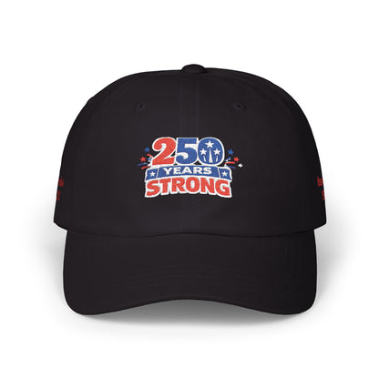 250 Years Strong 1776-2026 Dad Cap | America Anniversary