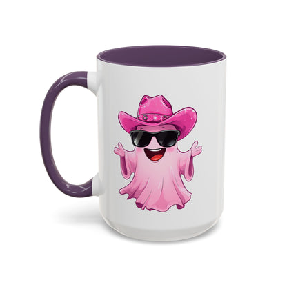 Playful Ghost Coffee Mug - Fun Halloween Drinkware, Cute Gift for Ghost Lovers, Perfect for Fall, Coffee Lovers, Halloween Decor