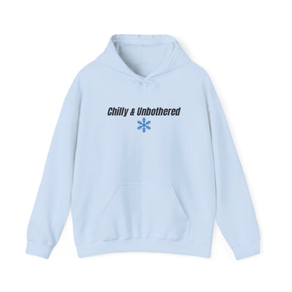 Chilly & Unbothered hoodie | Snowflake graphic sweatshirt