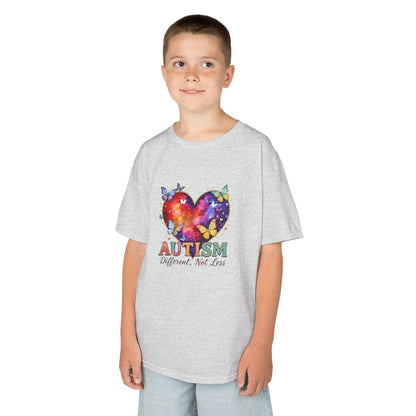 Autism Puzzle Heart Kids Tee | Different Not Less