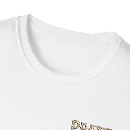 Prayed Up & Steady T-Shirt | Faith Scripture Cross Christian Tee