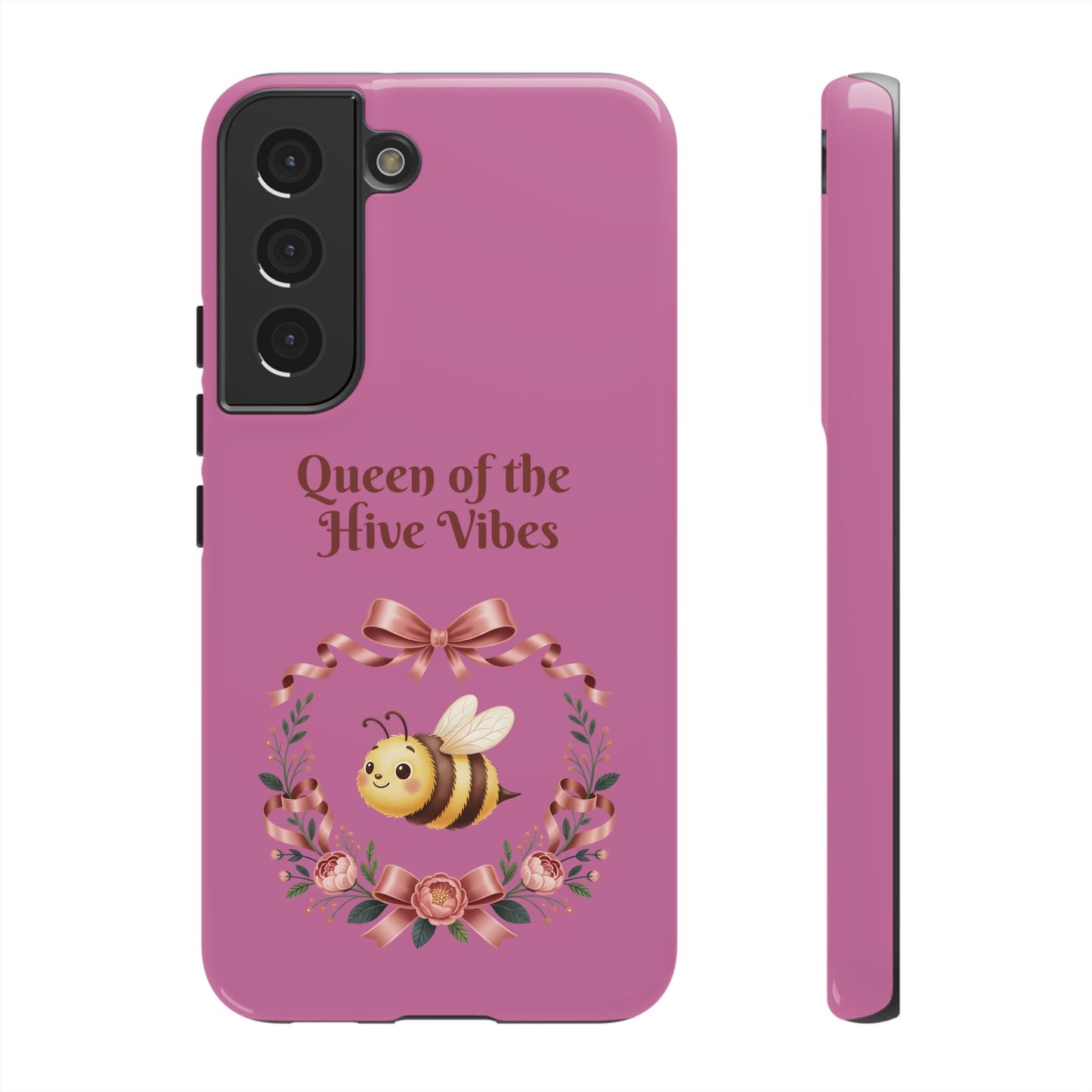 Queen of the Hive Bee Phone Case | Cute Floral Bee iPhone Case
