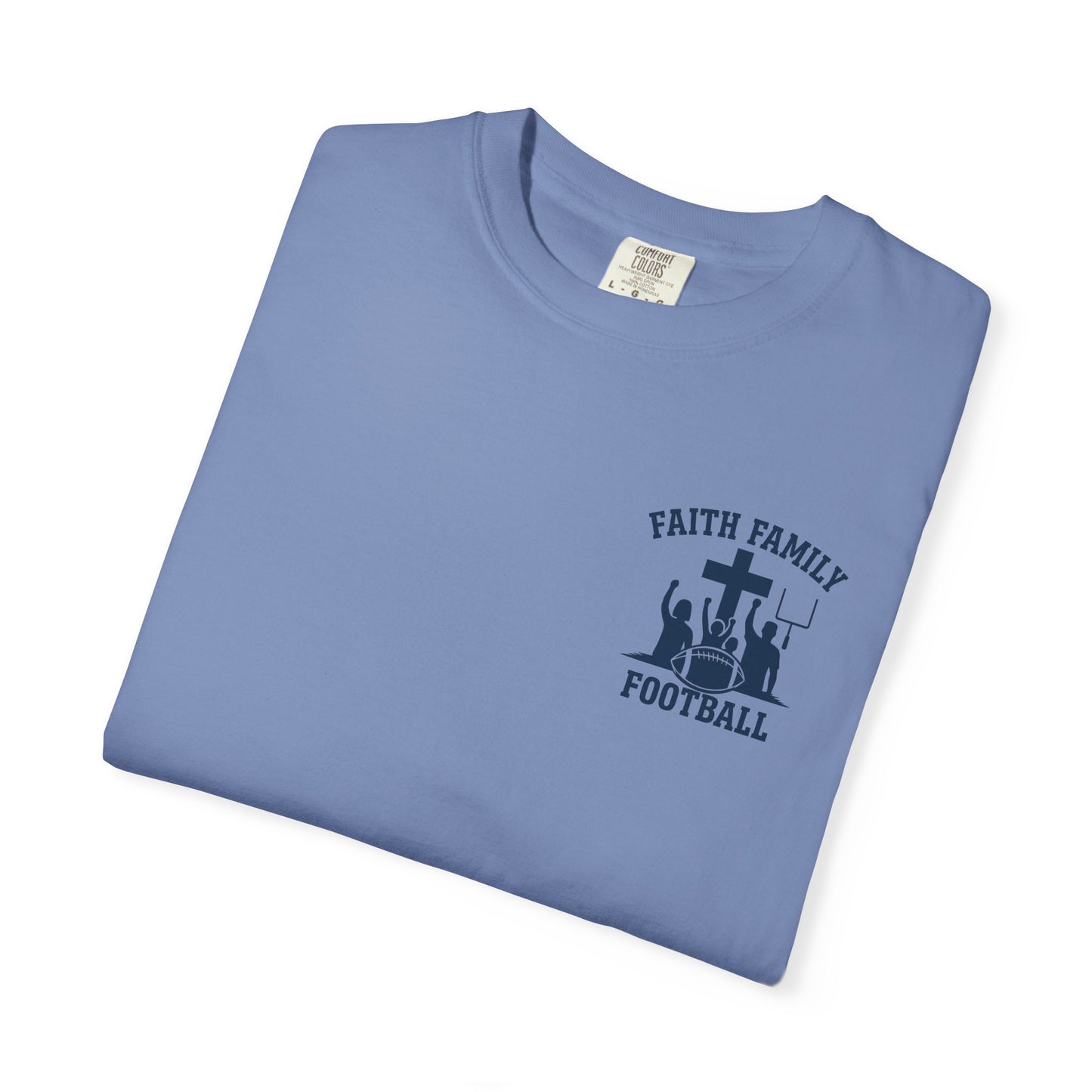 Faith Family Football Unisex Garment-Dyed T-Shirt, Casual Sportswear, Gift for Sports Lovers, Everyday Comfort Tee, Team Spirit [...]