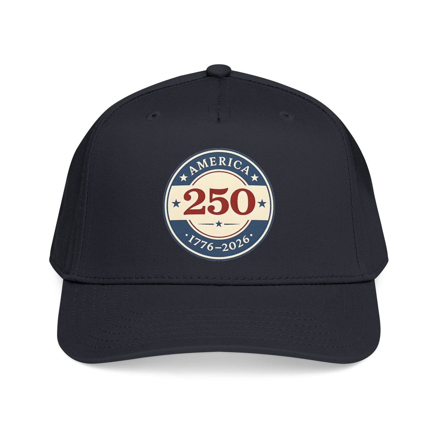 America 250 1776-2026 Patch Mid Profile Baseball Cap | 250th Anniversary Celebration