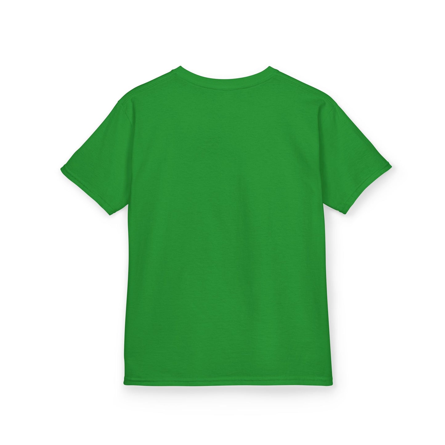 Bus Stop Mood Kids Tee | Grumpy Highland Cow Illustration, Funny Morning Shirt
