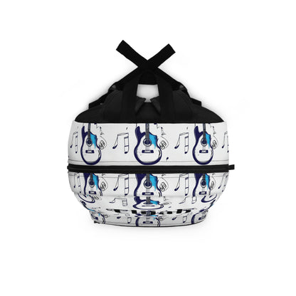 Guitar-Themed Unisex Backpack for Music Lovers, Personalized Bag, School Essentials, Gifts for Musicians, Trendy Backpack