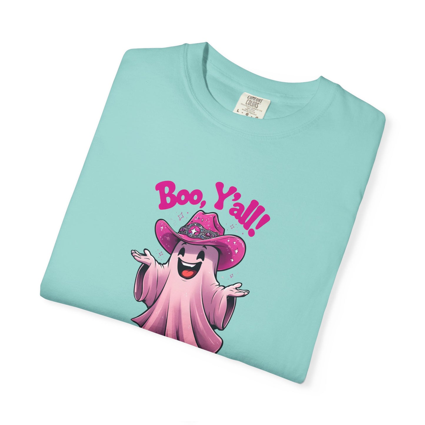 Boo Y'all Ghost T-Shirt, Fun Halloween Tee, Unisex Shirt, Cute Ghost Apparel, Spooky Season Outfit