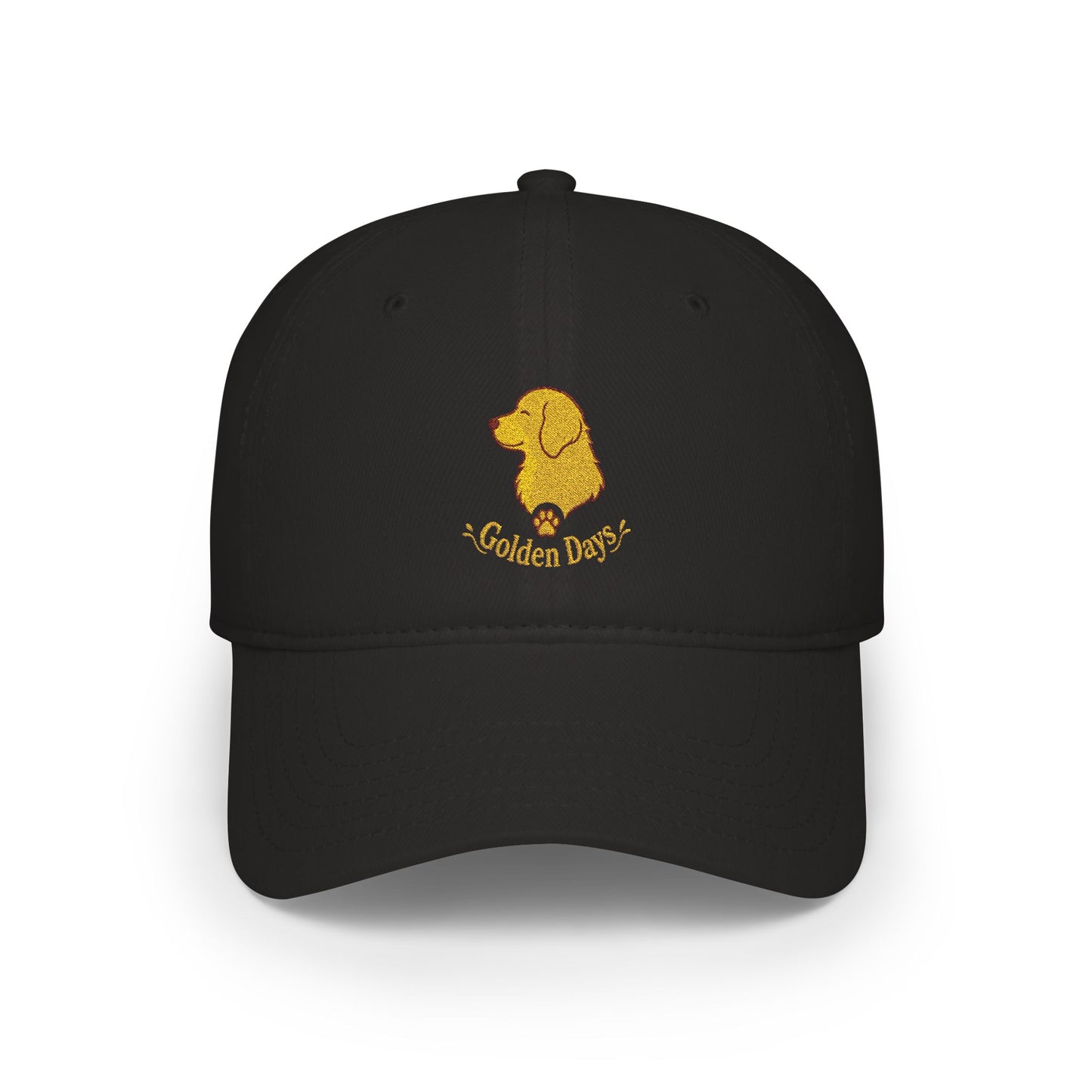 Golden Retriever Silhouette Baseball Cap | 'Golden Days' embroidered