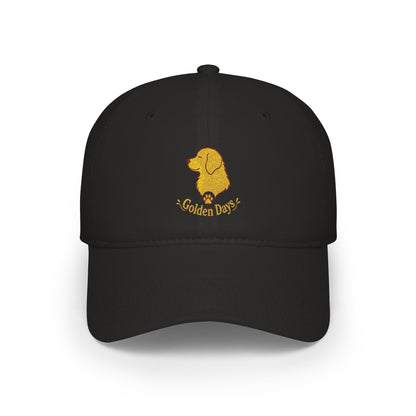 Golden Retriever Silhouette Baseball Cap | 'Golden Days' embroidered