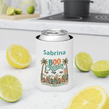 Boo Cruisin' Ghosts Can Cooler | Halloween Coastal Spirits