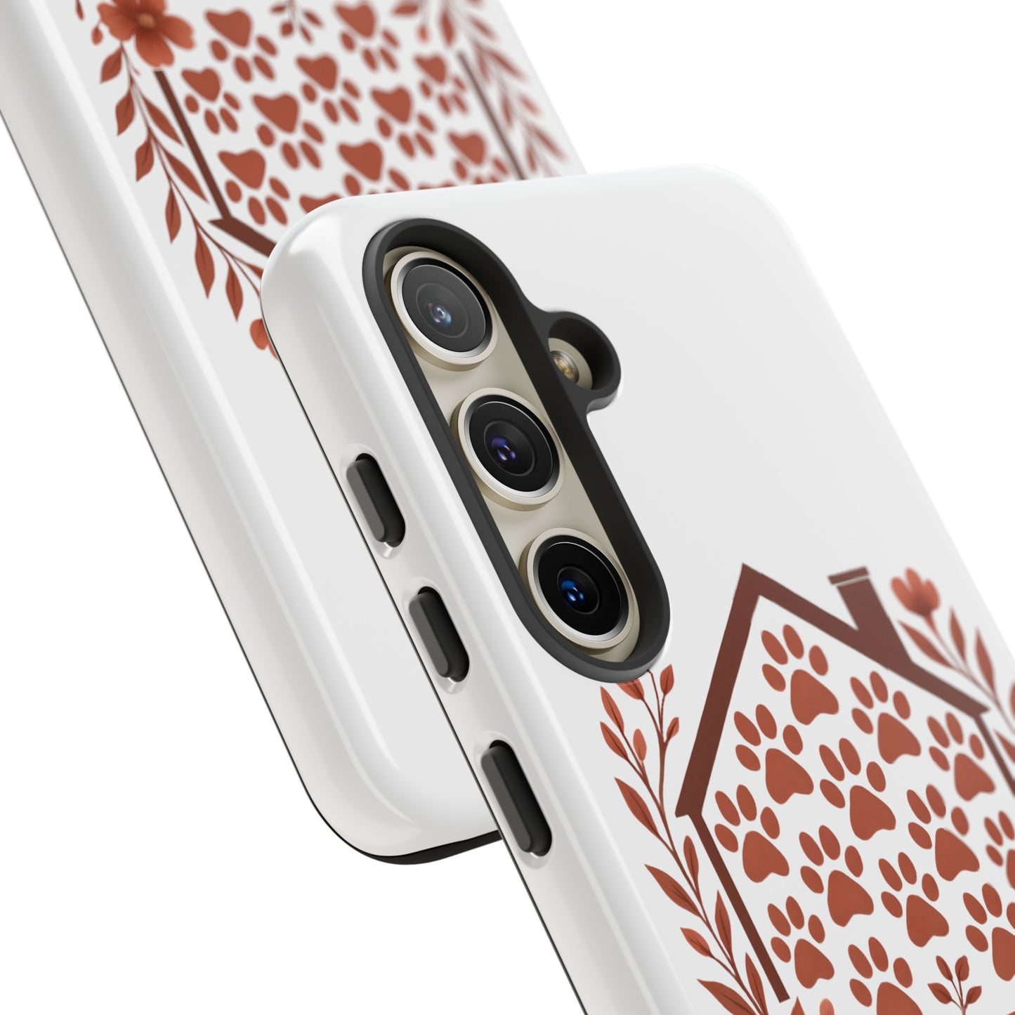 Cute Pet Phone Case, Home is Where the Paw Is, Animal Lover Gift, Phone Cover for Dog or Cat Owners