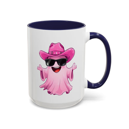 Playful Ghost Coffee Mug - Fun Halloween Drinkware, Cute Gift for Ghost Lovers, Perfect for Fall, Coffee Lovers, Halloween Decor