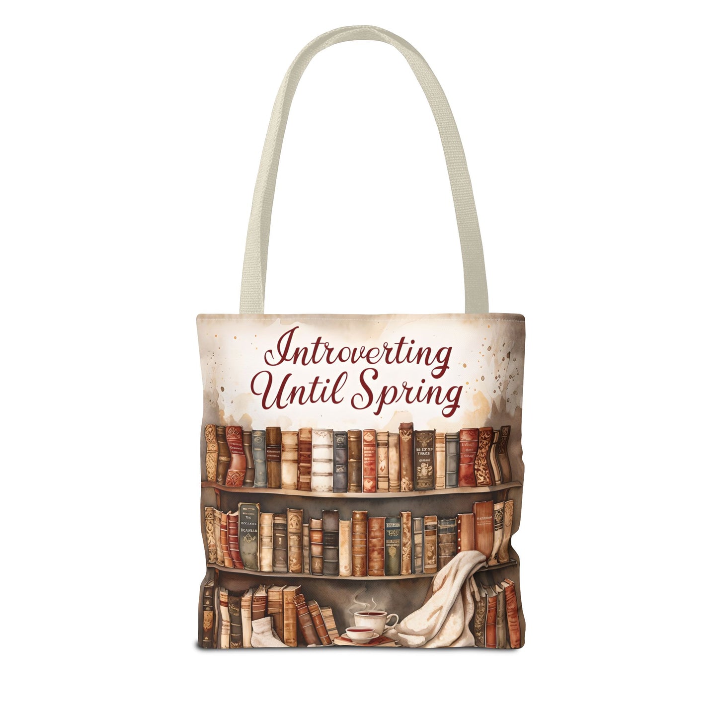 Introvert Tote Bag - Book Lover's Accessory, Everyday Use, Literary Gift, Spring Vibes, Book Club Essentials