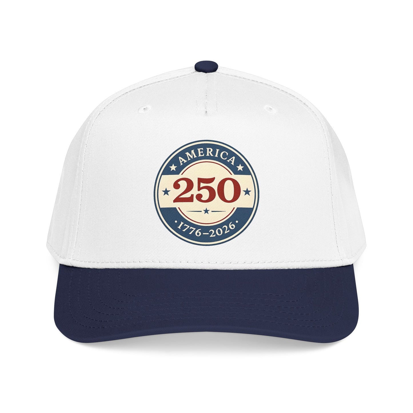 America 250 1776-2026 Patch Mid Profile Baseball Cap | 250th Anniversary Celebration