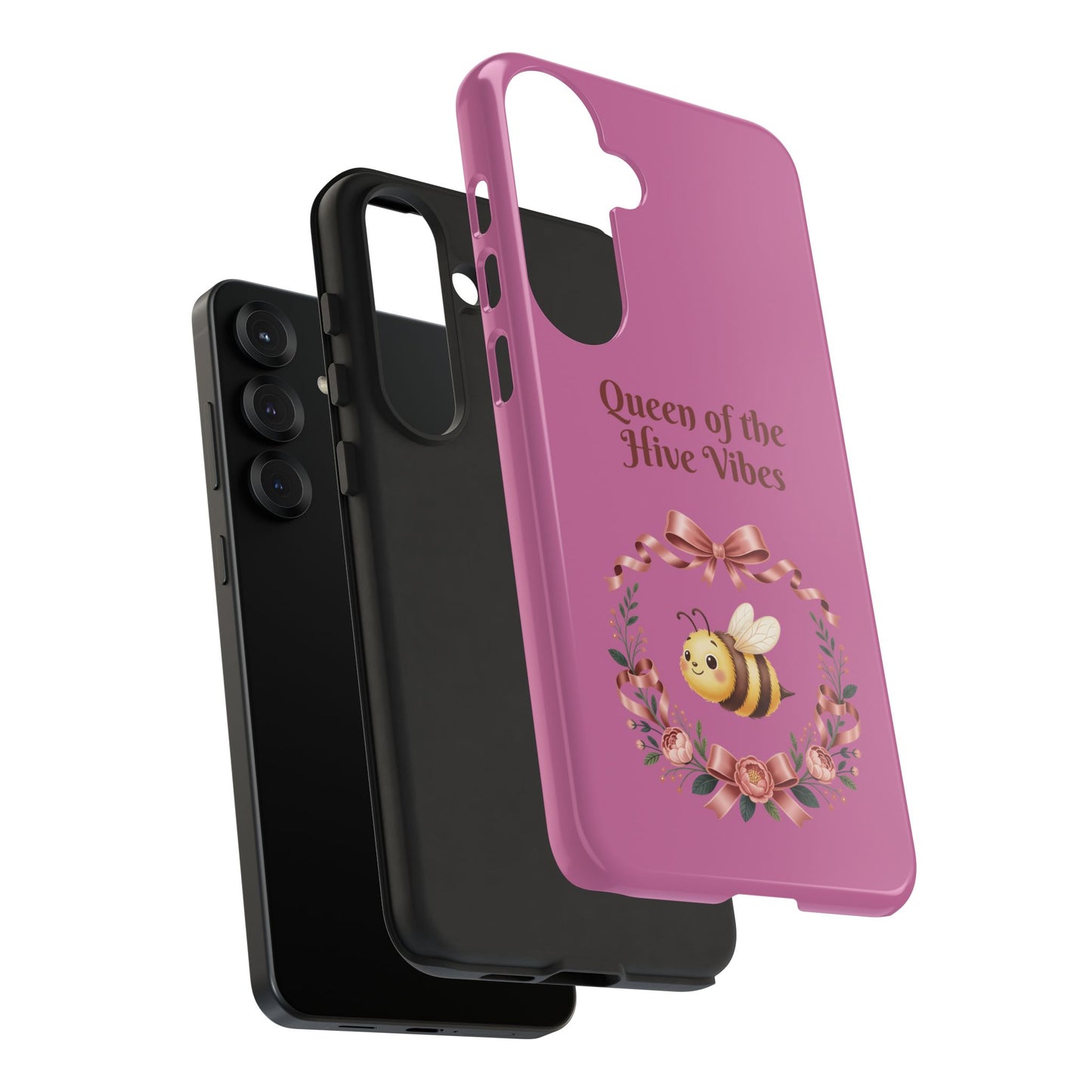 Queen of the Hive Bee Phone Case | Cute Floral Bee iPhone Case