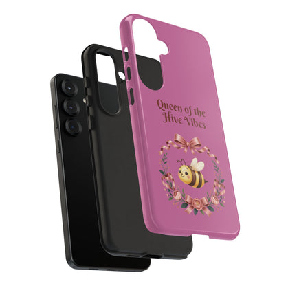 Queen of the Hive Bee Phone Case | Cute Floral Bee iPhone Case