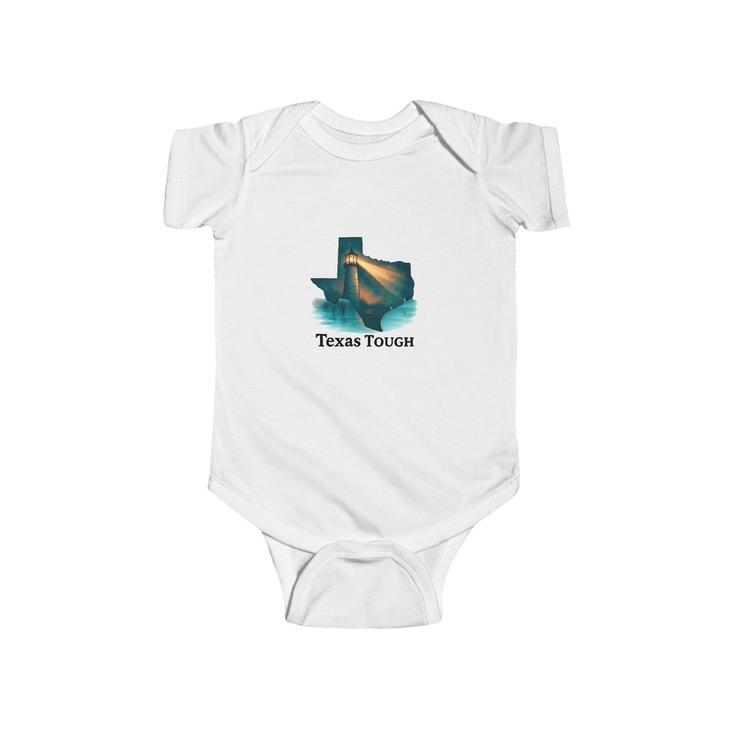 Texas Tough Infant Bodysuit - Cute Baby Clothes, Newborn Gift, Texas Pride, Baby Shower Present, Toddler Apparel