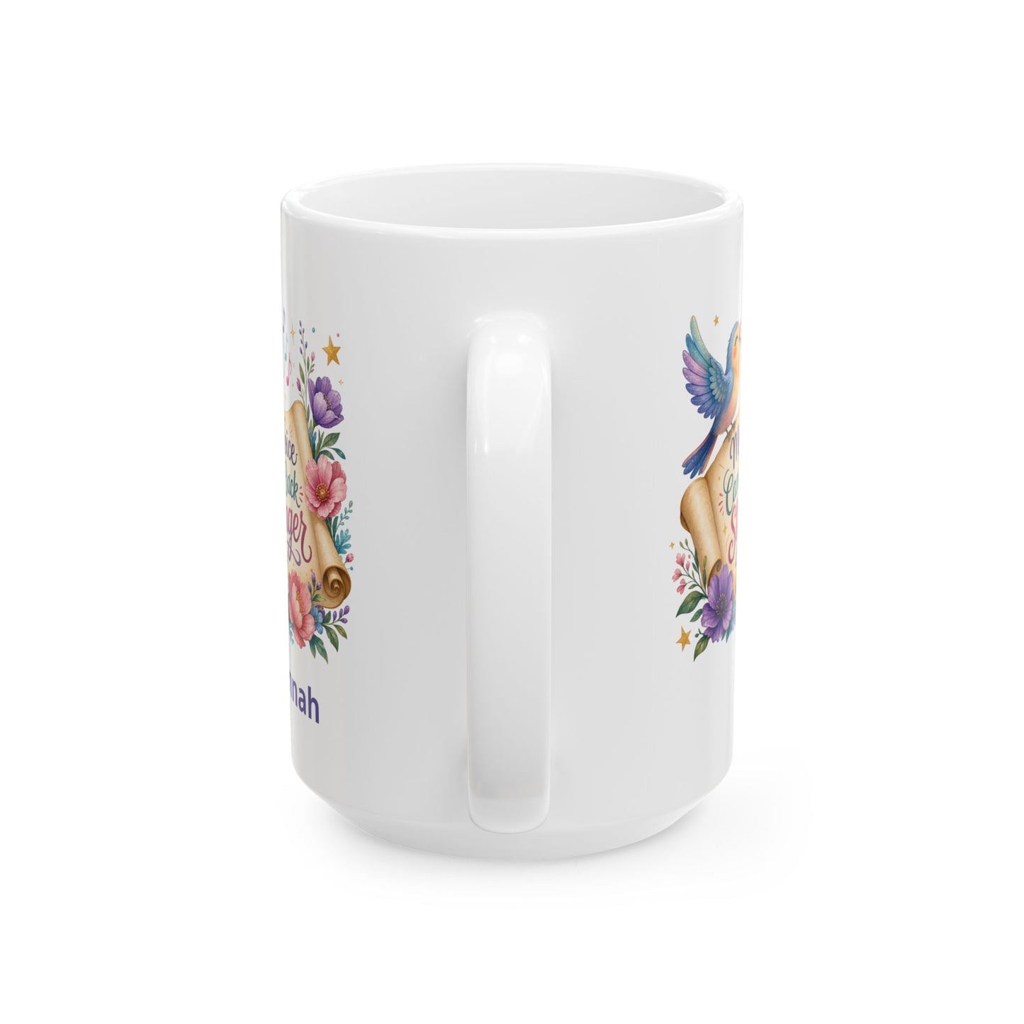 My Voice Came Back Stronger Ceramic Mug | Survivor Quote, Recovery