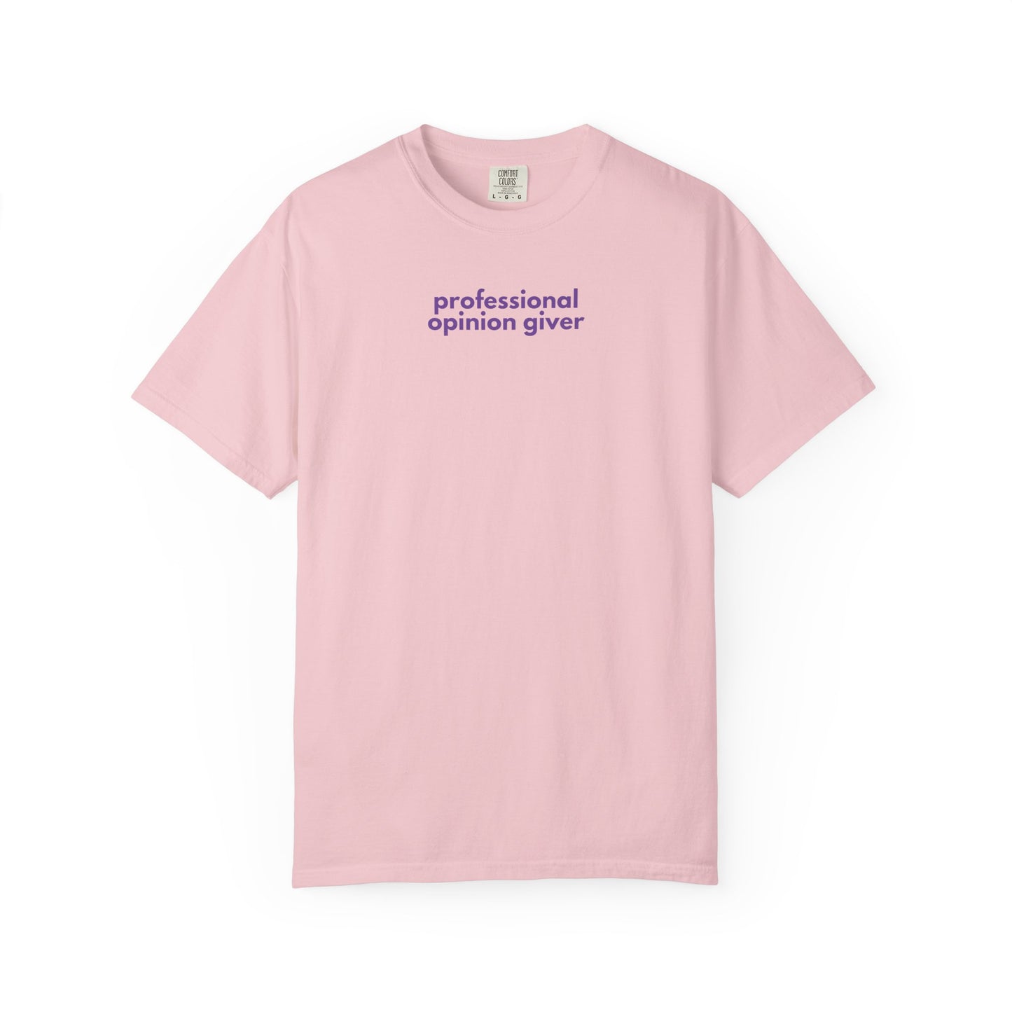 Professional Opinion Giver T-Shirt, Casual Tee, Unisex Top, Gift for Friends, Fun Tee, Everyday Wear, Humorous Apparel