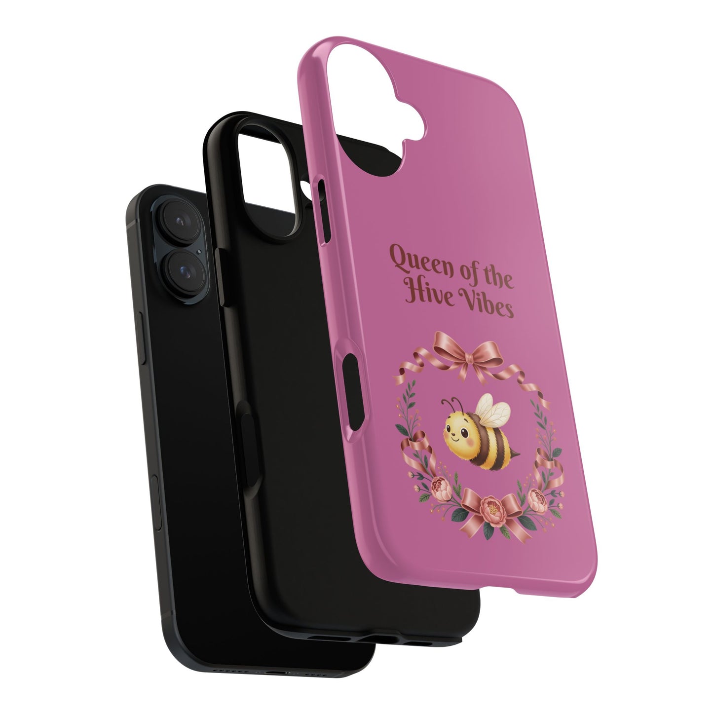 Queen of the Hive Bee Phone Case | Cute Floral Bee iPhone Case