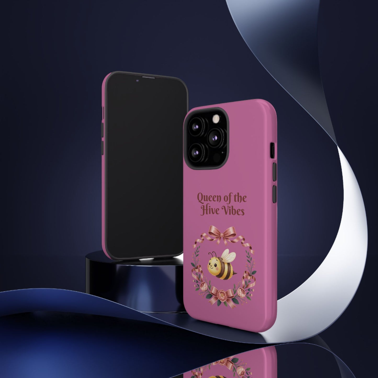 Queen of the Hive Bee Phone Case | Cute Floral Bee iPhone Case