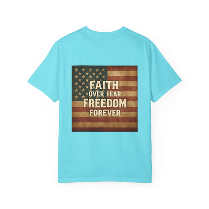 Faith Family Freedom Unisex T-shirt, Christian Tee, Faith Over Fear Shirt, Religious Apparel, Inspirational Clothing