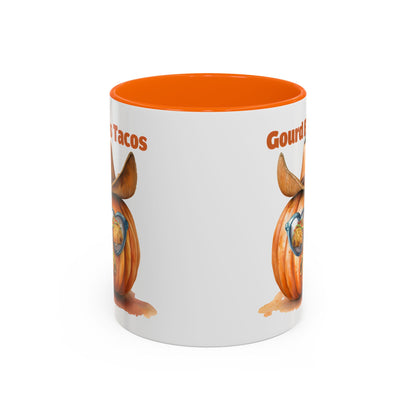 Gourd Bless Tacos Coffee Mug - Perfect for Fall, Halloween, Thanksgiving, Taco Lovers, Kitchen Decor