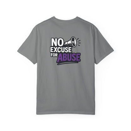 Empowering Unisex T-Shirt: "No Excuse for Abuse" - Casual Wear, Gift for Activists, Awareness Apparel, Comfort Tee