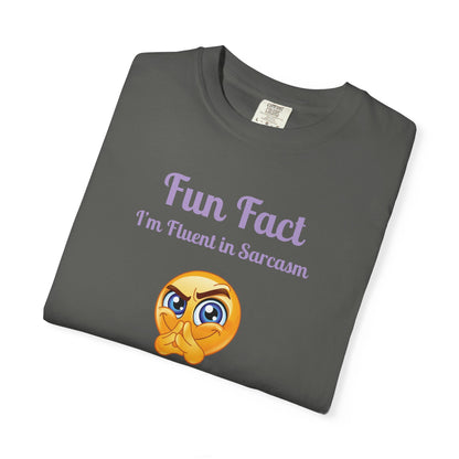 Unisex Sarcastic T-Shirt | Fun Fact I'm Fluent in Sarcasm | Gift for Sarcasm Lovers, Casual Wear, Humor Apparel, Sarcastic Quotes, [...]