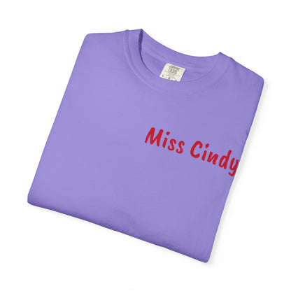 Unisex Garment-Dyed T-Shirt for Teachers - Miss Cindy, Chaos Coordinator Design, Perfect for Back to School, Appreciation Gifts, [...]