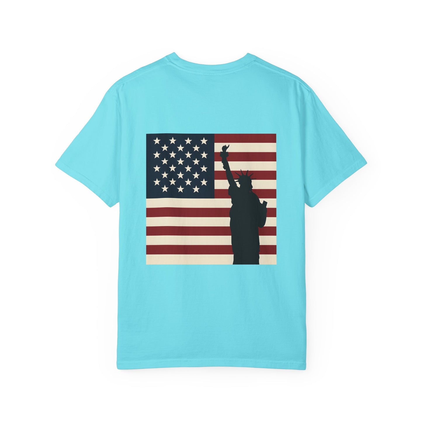 Freedom Patriotic T-shirt, Statue of Liberty, USA Independence Day Tee, Liberty Island Shirt, America Flag Top, Patriotic July 4th Gift