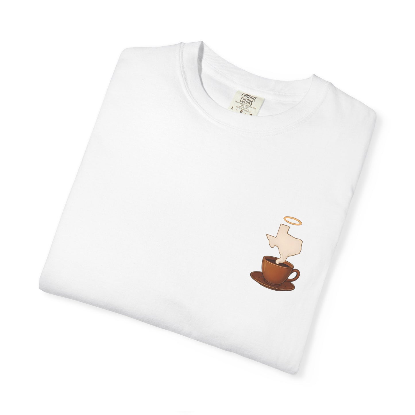 Blessings Brewed T-Shirt, Faith-Inspired Tee, Coffee Lover Gift, Texas Pride Apparel, Unisex Casual Wear